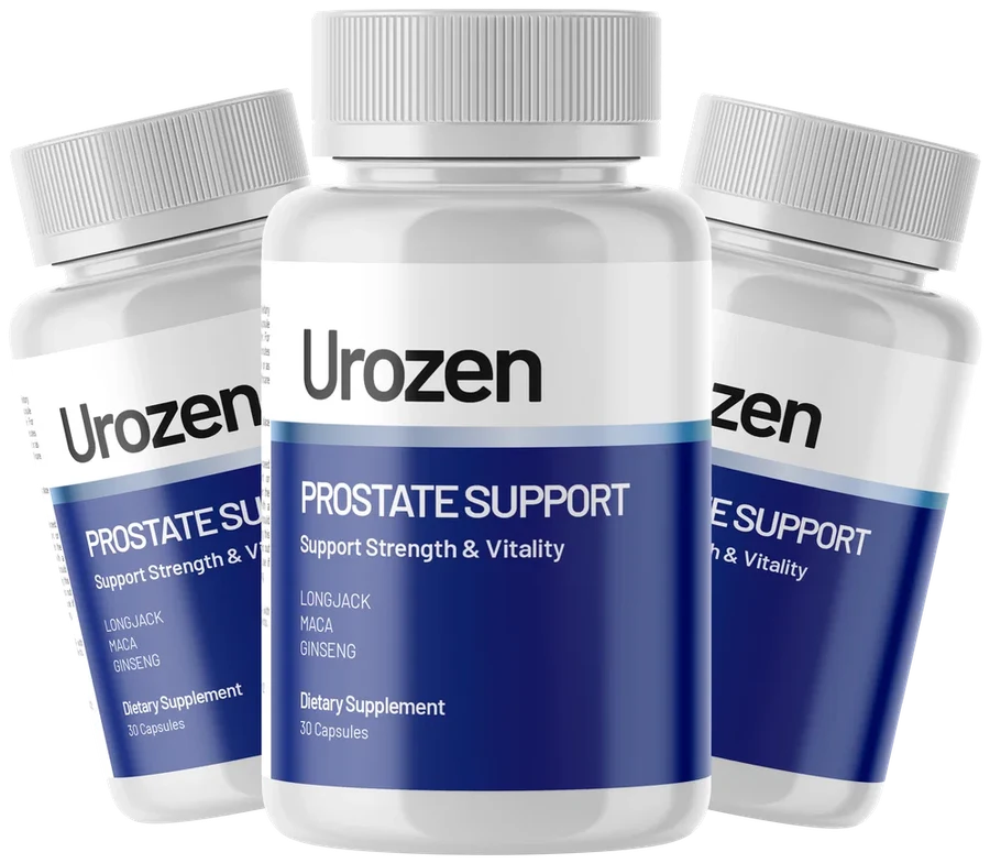 Urozen men’s daily wellness capsules, 30 capsules per bottle